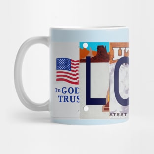 Utah Local, License Plates Mug